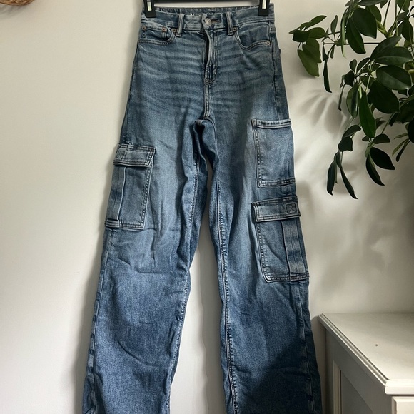 American Eagle Outfitters Denim - American Eagle Cargo Jeans
